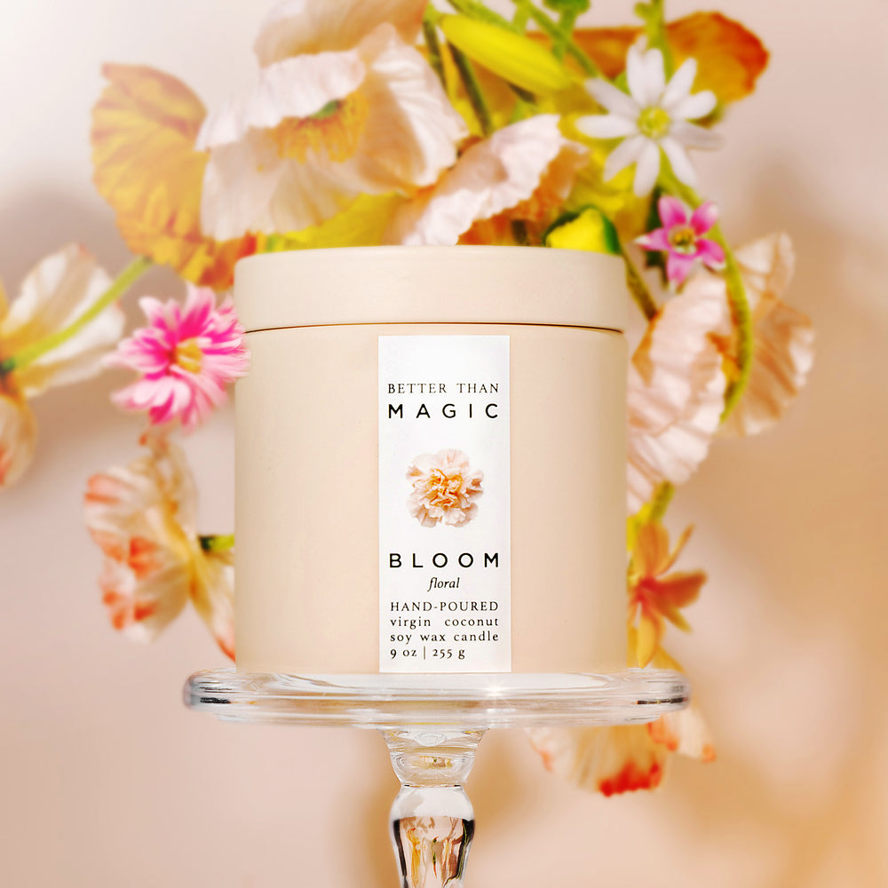 Better Than Magic Coconut Soy Woodwick Candle in Bloom