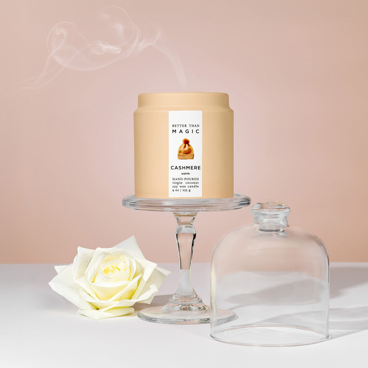 Better Than Magic Coconut Soy Woodwick Candle in Cashmere