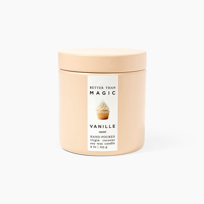 Better Than Magic Virgin Coconut Soy Candle in the scent Vanille