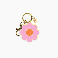 Elizabeth Olwen Pink Daisy Keychain