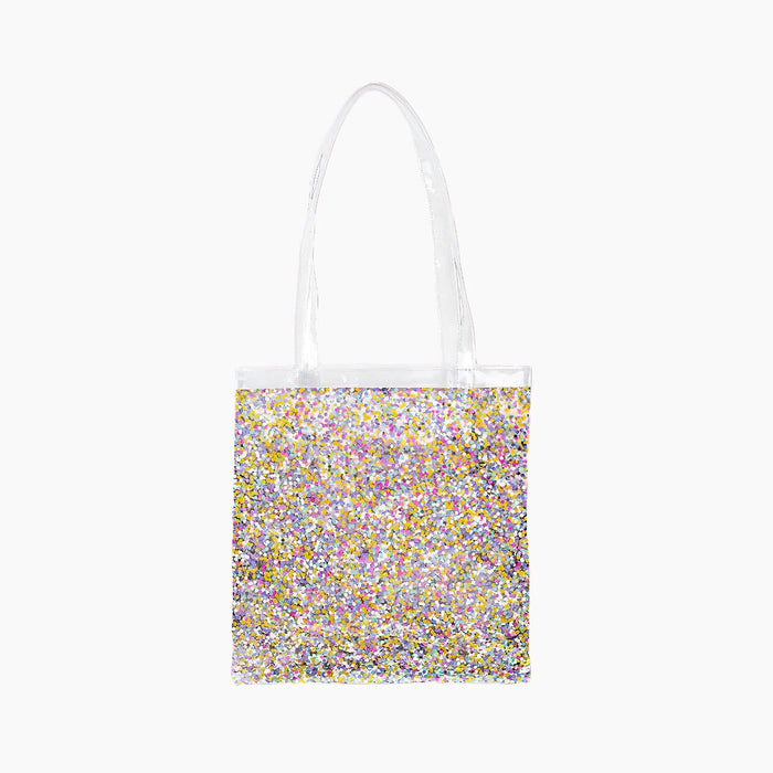 Glittery Confetti Tote Bag