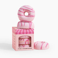 Pink Champagne Donut Bath Bomb Trio