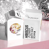 Pure Drop Hibiscus Flower Bath Salt Soak