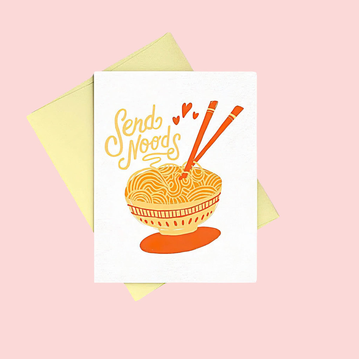 Send Noods Letterpress Greeting Card