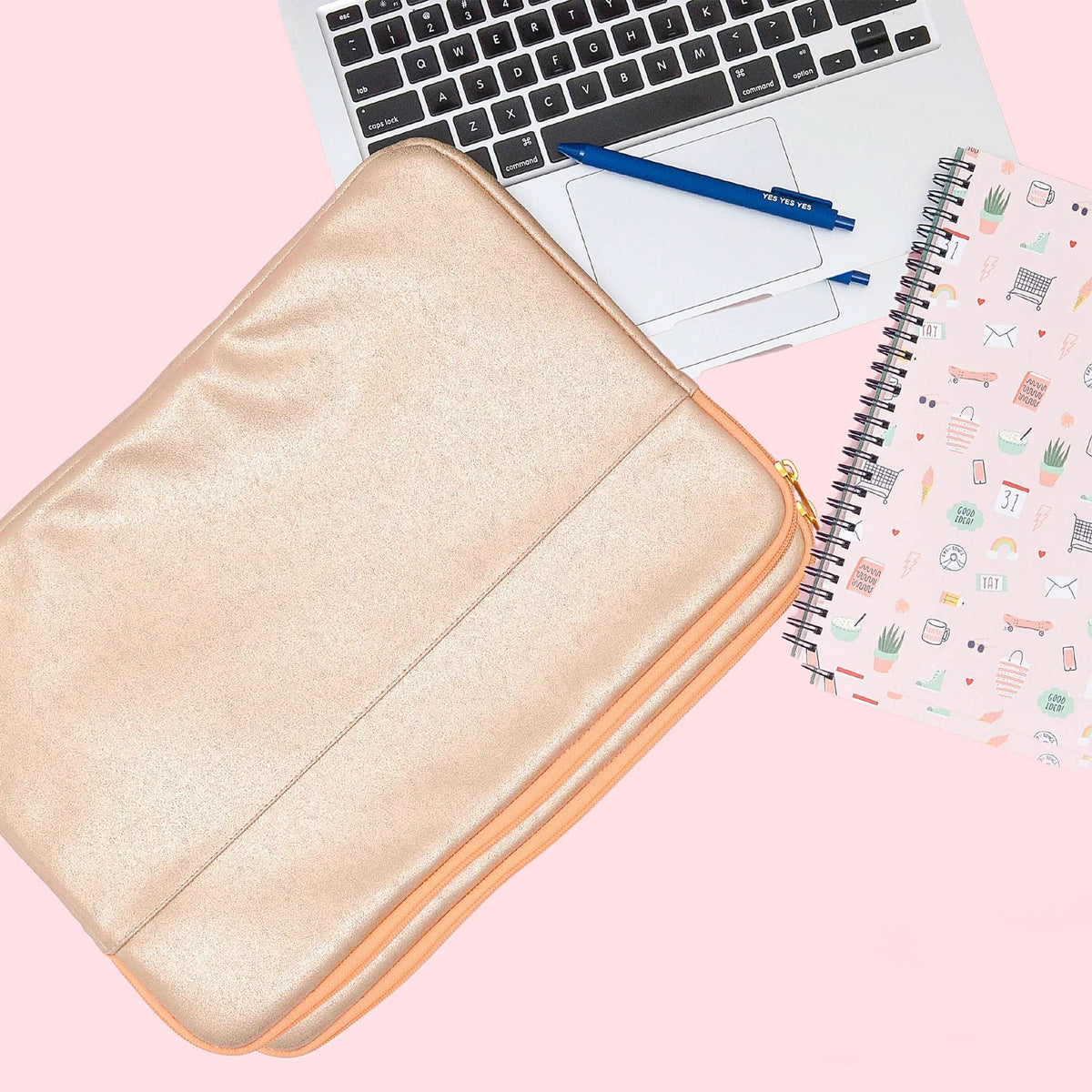 Shimmery Gold Laptop Case